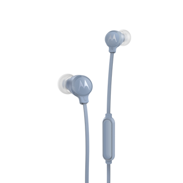 Motorola Earbuds 3 in-ear headphones with 9.4mm Drivers, Blue